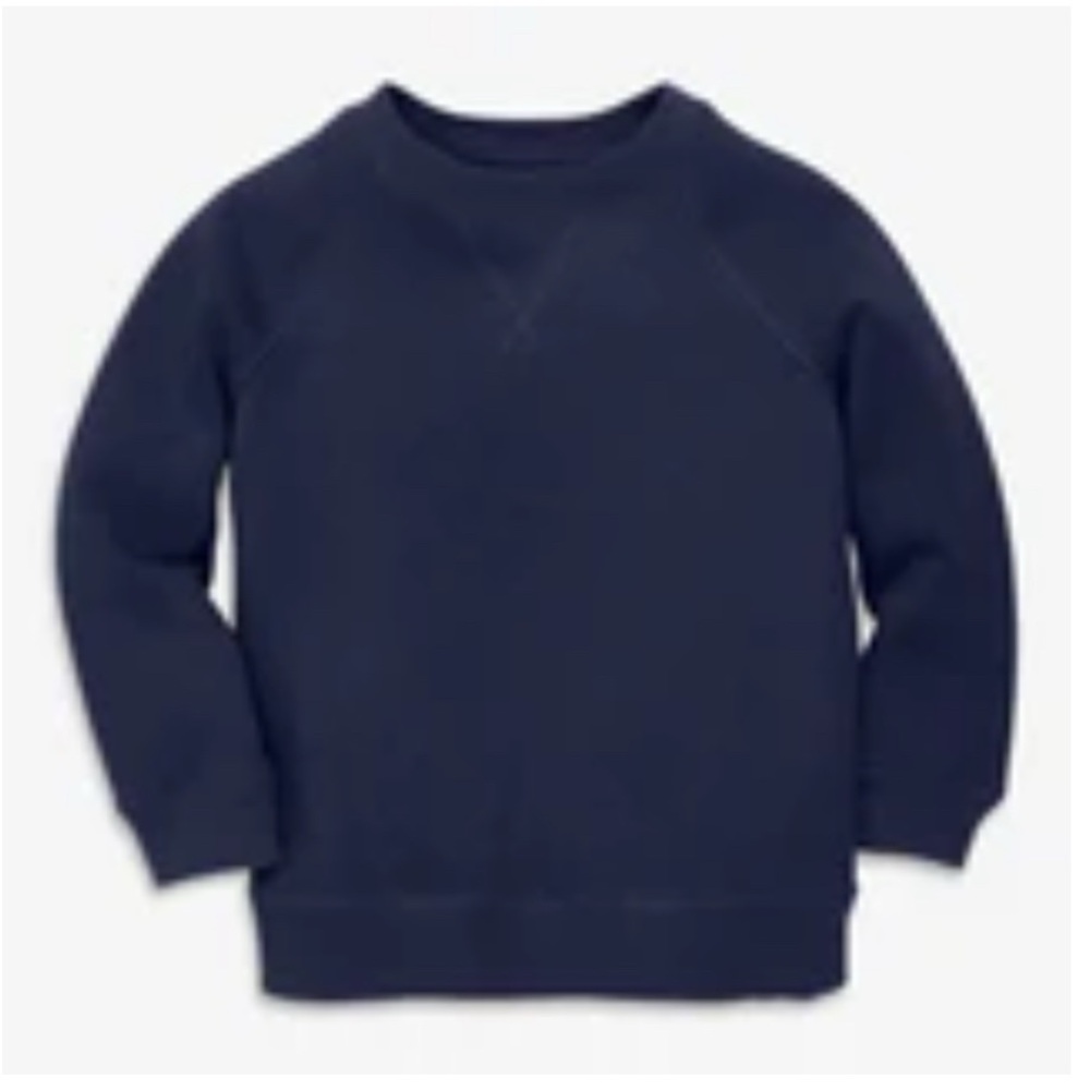 Primary Kids Cozy Fleece Sweatshirt in Navy